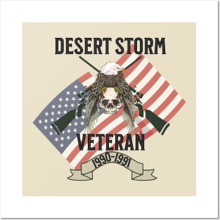 Desert Storm Veteran Posters and Art